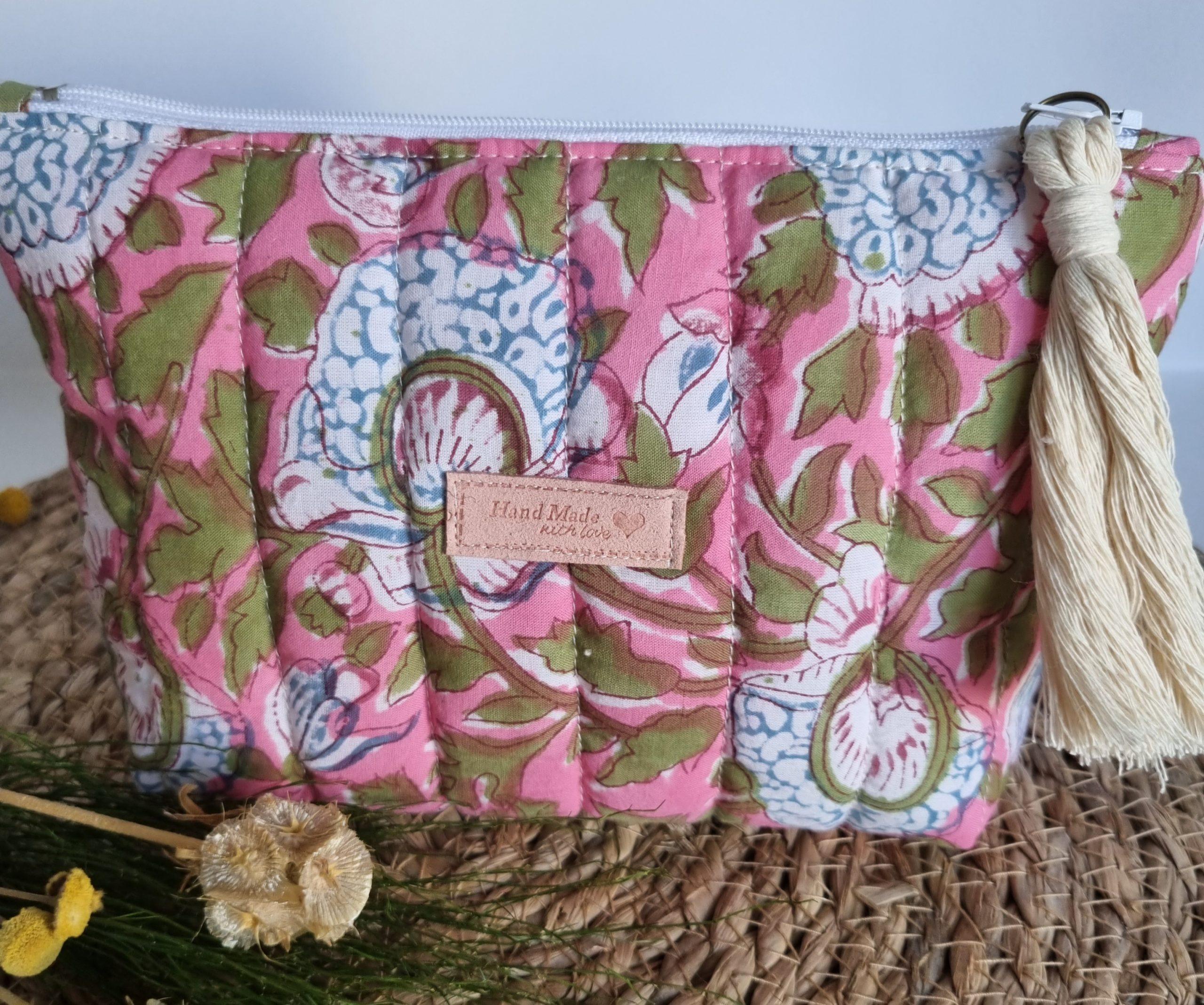 Trousse tissu indien Lys – Image 2