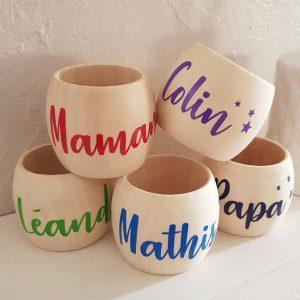 Rond de serviette personnalisé prénom