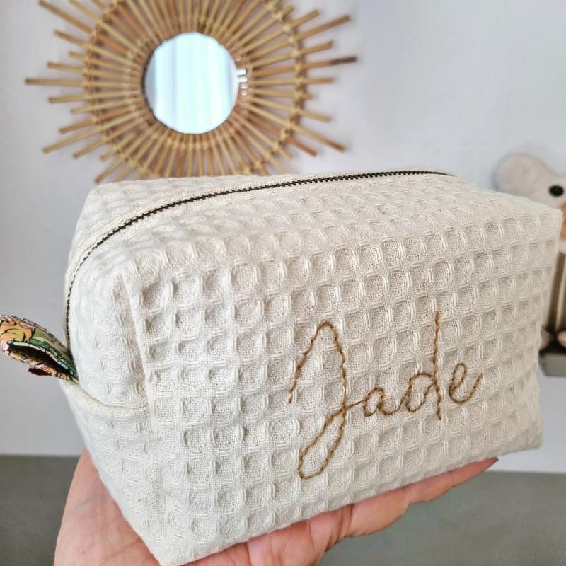 Trousse nid d'abeille à personnaliser