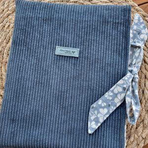 pochette à livres/liseuse marine