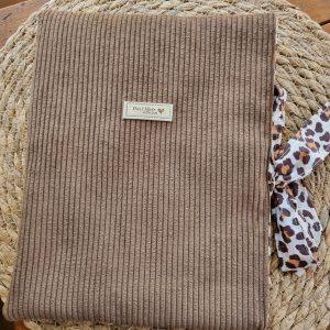 pochette à livres/liseuse marron